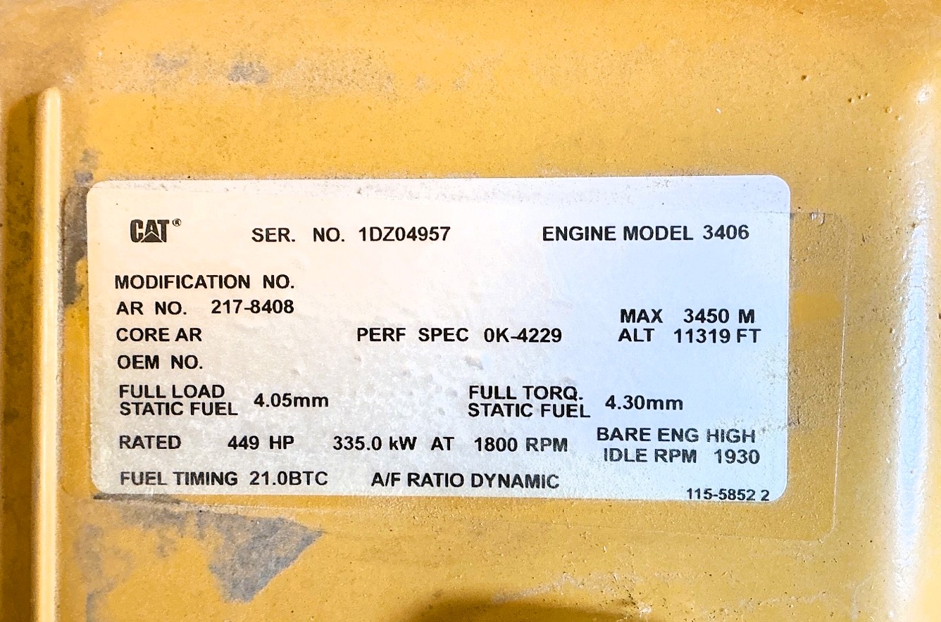 CAT D3406 Gen Set- Standby Takeout - Image 5