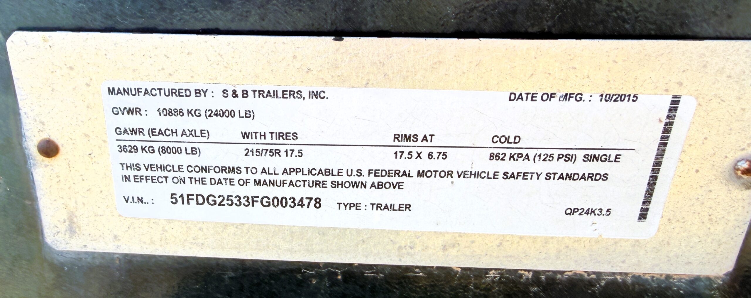 HD Trailer WITH LARGE FUEL CELL - Image 2