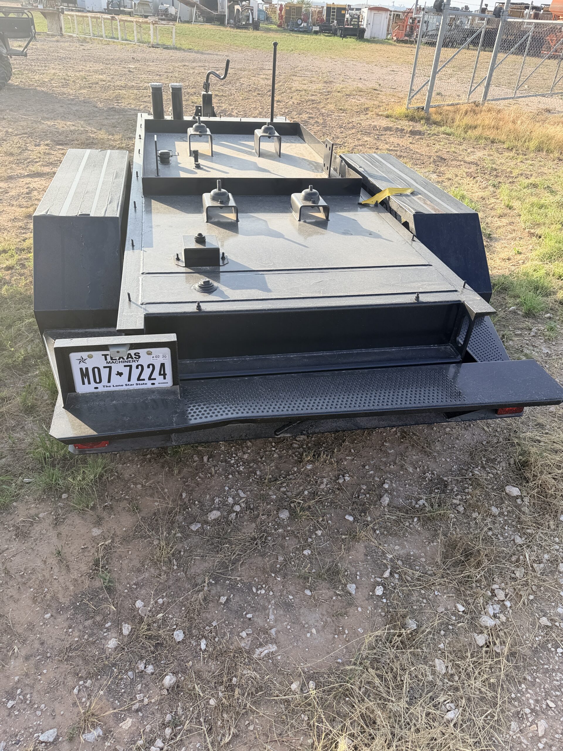 GEN SET TRAILER by CAT w Tandem 7000# axles with Electric Brakes, Pintle Hitch;