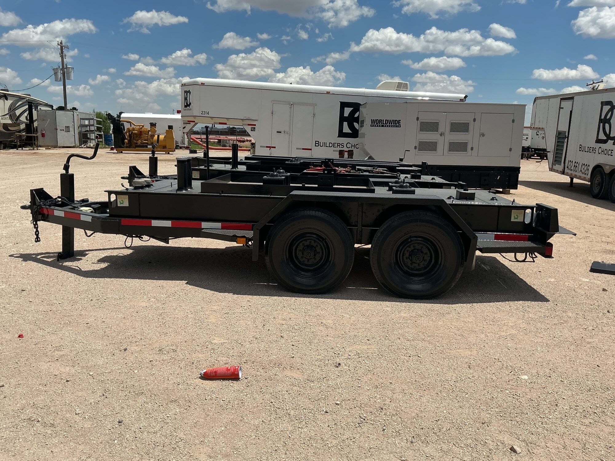 GEN SET TRAILER by CAT w Tandem 7000# axles with Electric Brakes, Pintle Hitch; - Image 12