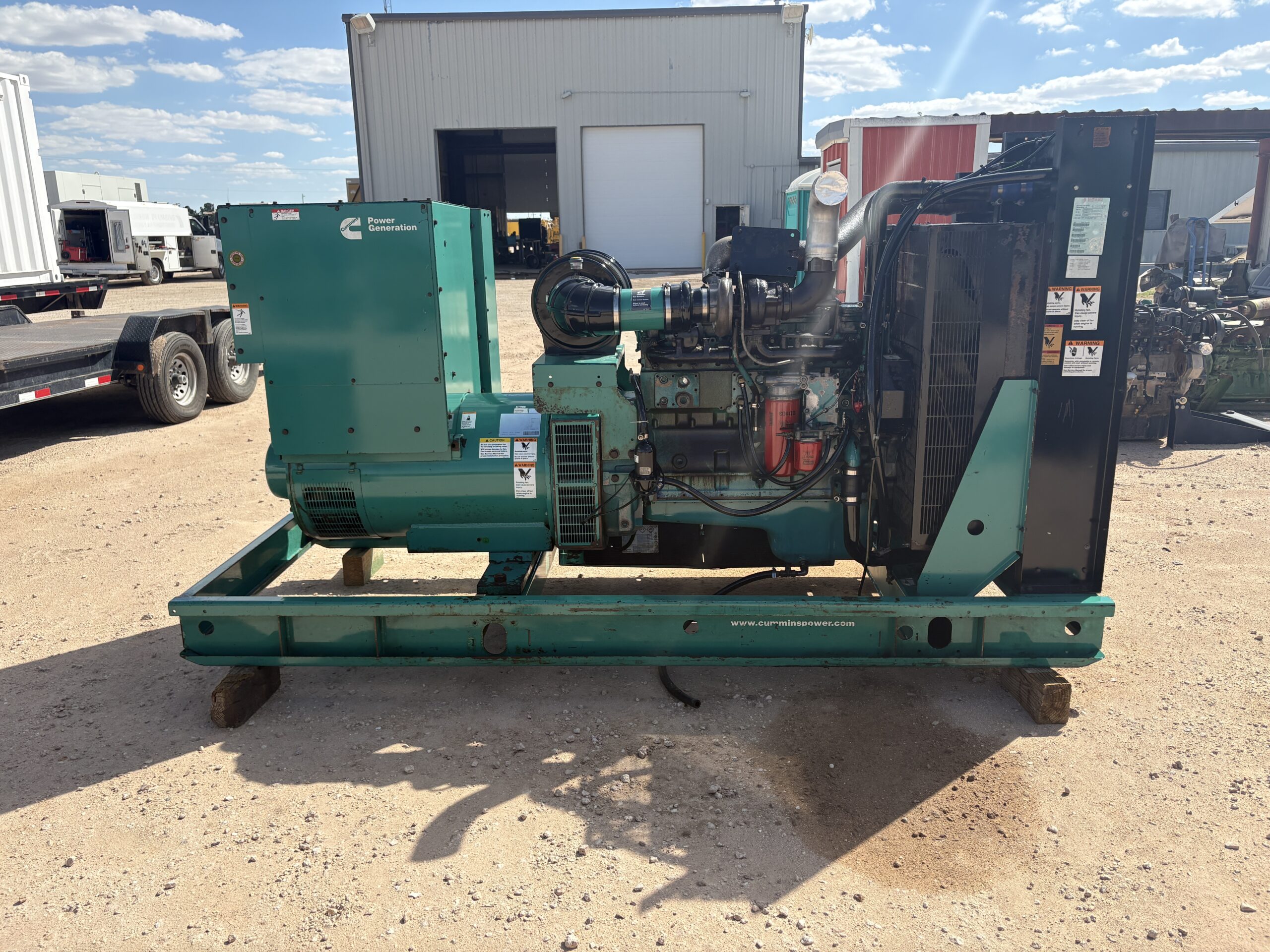 300KW Cummins QSL Factory Package Open Prime Diesel Gen Set